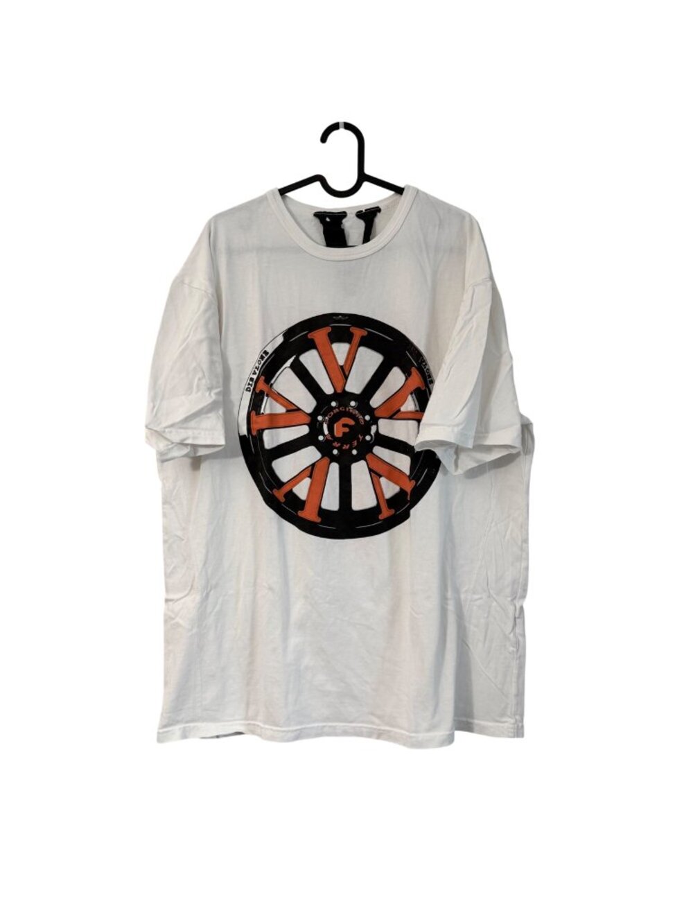 Vlone X Forgiato Tera Tire Logo Short Sleeve Double Side Tshirt Mens XLarge